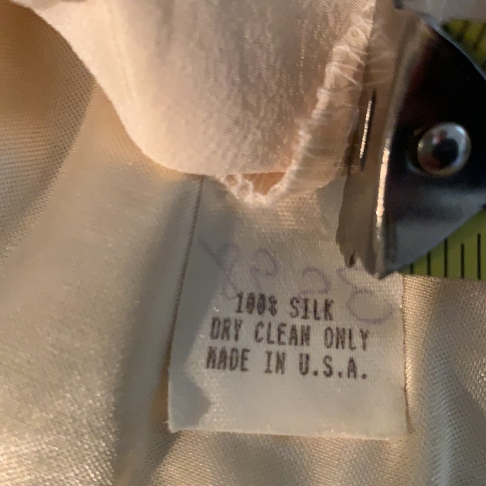 ANTHROPOLOGIE Nanette LEPORE SILK WHITE TOP BLOUSE SZ 8 FEMININE CLASSIC LACE - Picture 8 of 10